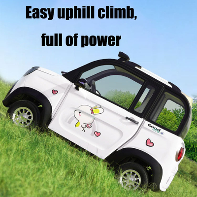 Hanpu 2024 4 asientos mini-auto eléctrico 4 ruedas EV Tuk-Tuk para viajes de pasajeros a baja velocidad