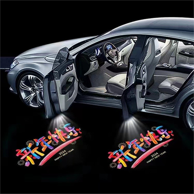 Personaliza el logotipo de bienvenida luz universal accesorio de ajuste para automóviles estáticos personalizados