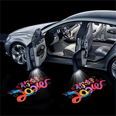Personaliza el logotipo de bienvenida luz universal accesorio de ajuste para automóviles estáticos personalizados