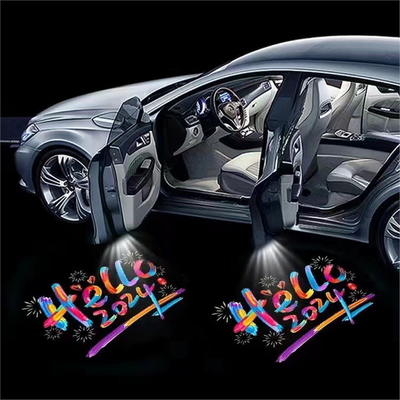 Personaliza el logotipo de bienvenida luz universal accesorio de ajuste para automóviles estáticos personalizados