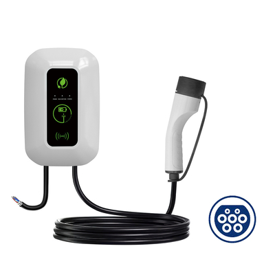 22KW CCS Pneumático 2 Estación de carga estándar europea de CA montada en la pared con diseño compacto