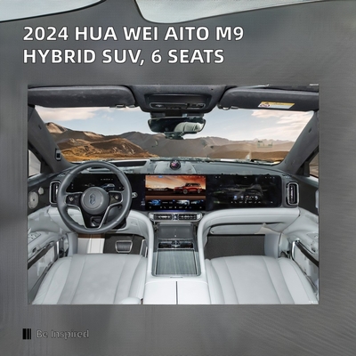 2024 Huawei AITO M9 Hybrid 1.5T EV Car para venta al por menor Rango y eficiencia extendidos