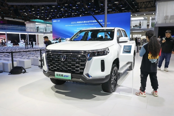 Changan Lantuozhe Mini Pickup EV El vehículo eléctrico eléctrico de 405 km para vehículos de energía