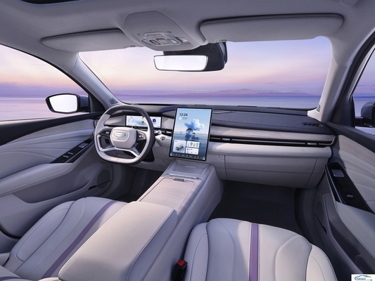 Ajuste manual del asiento del conductor Híbrido eléctrico-gas Xingrui L Coche comercial para Geely