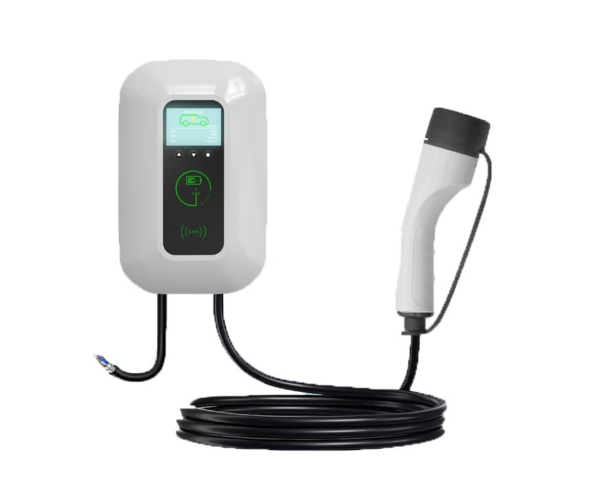 Corriente de salida CA 7KW 220v CCS/Tipo 2 Estación de carga europea estándar montada en la pared
